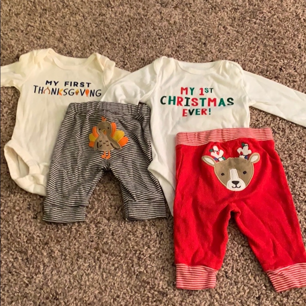 First thanksgiving and Christmas outfits